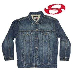 Anchor Blue Y2K Denim Jacket